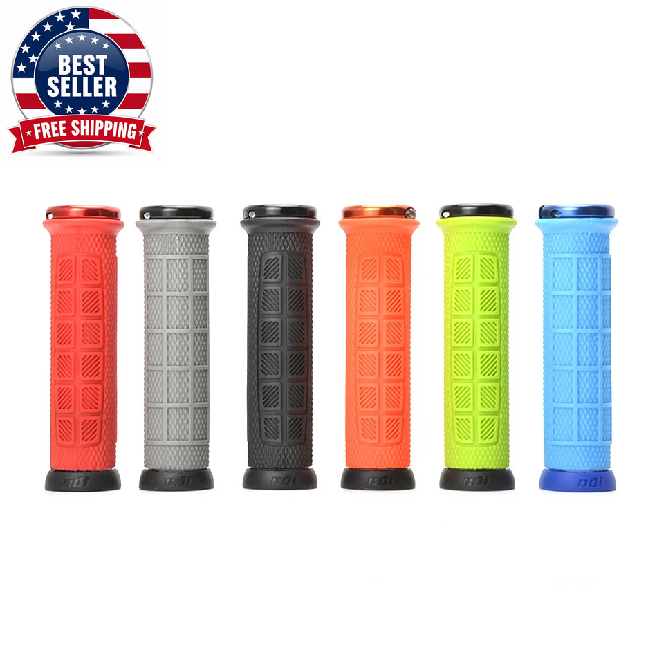 Bicycle Lock on Grips for MTB Mountain Bike Handlebar Cover Alluminium Alloy+Sil