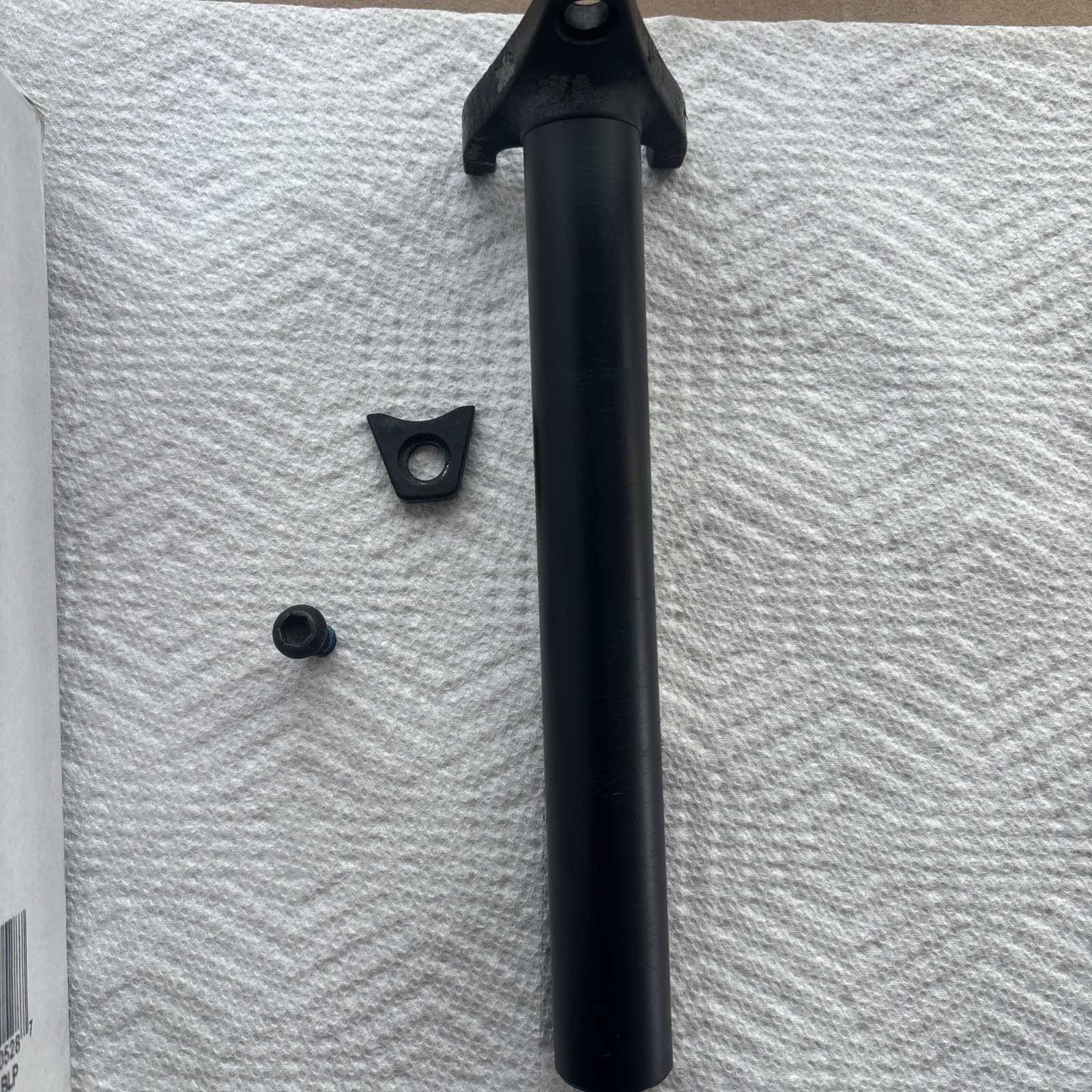 Tripod Bmx Seat Post 25.4 Black