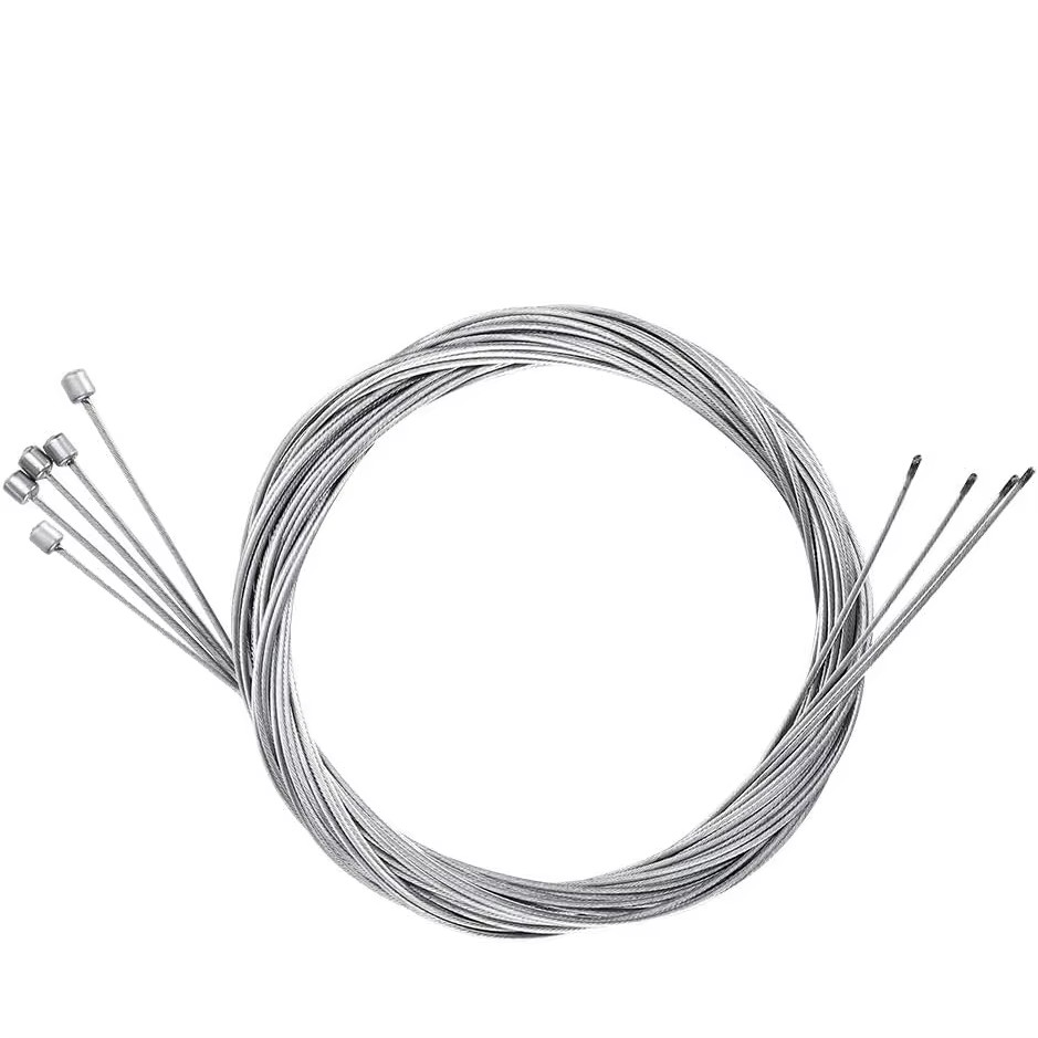 5Pcs 2M MTB Bike Brake Cable Stainless Steel Gear Shift Inner Wire Road Bike