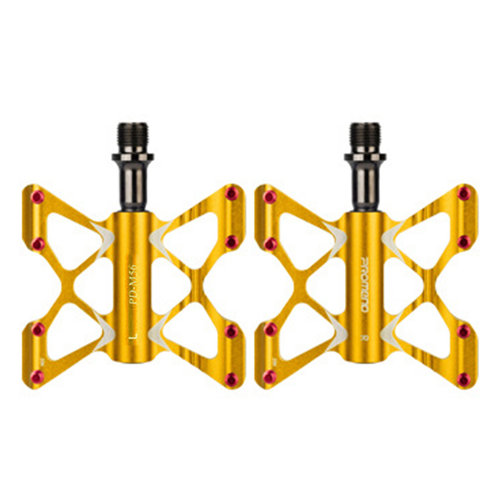 Promend MTB Road Bike Ultralight Aluminum Pedals Bicycle Flat Pedal 3 Bearings