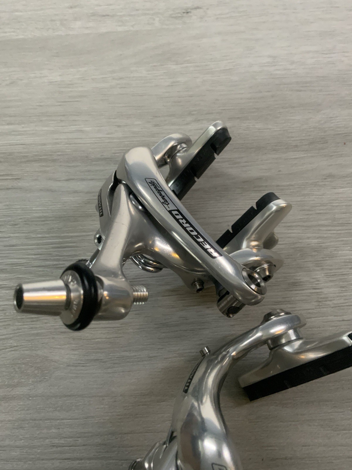 CAMPAGNOLO RECORD TITANIUM BRAKE CALIPERS 39-49 MM REACH RECESSED MOUNTS