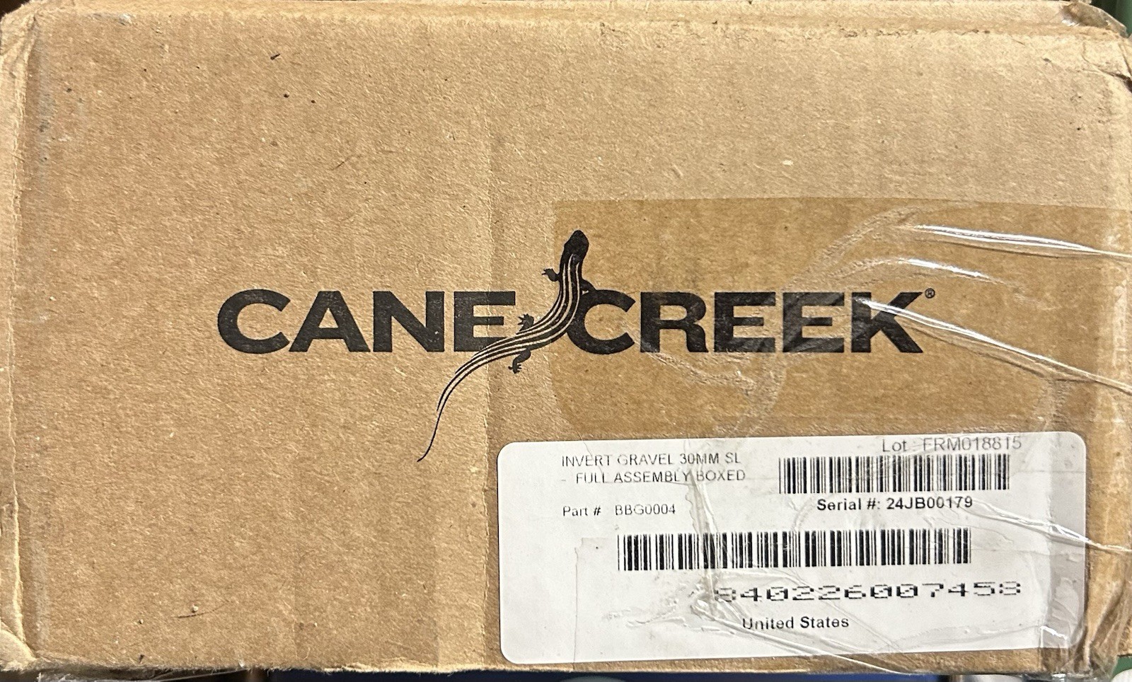 Cane Creek Invert 30MM SL Suspension Gravel Fork (Black) BBG0004
