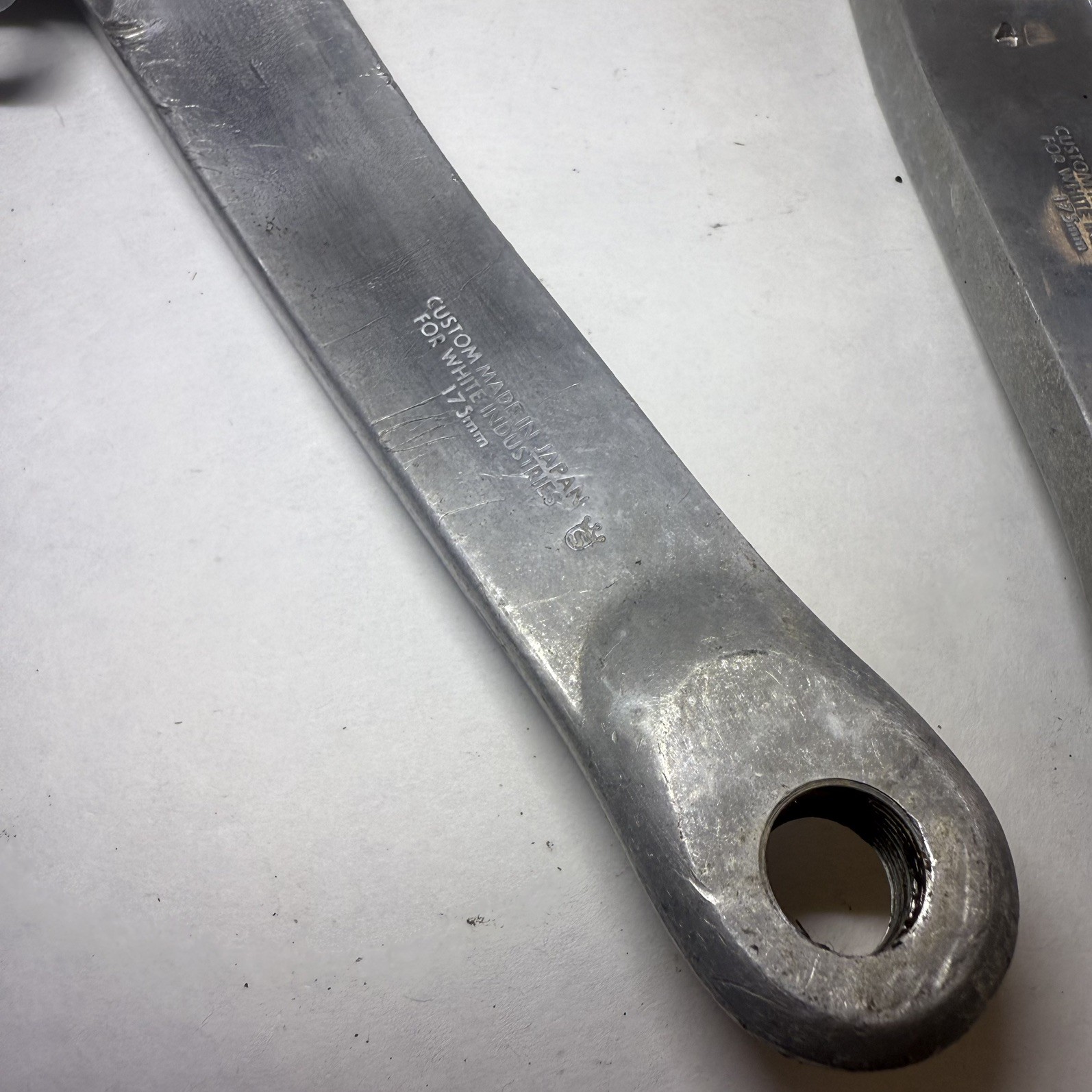 Vintage White industries By Sugino Crankset Square Taper Cranks 175mm