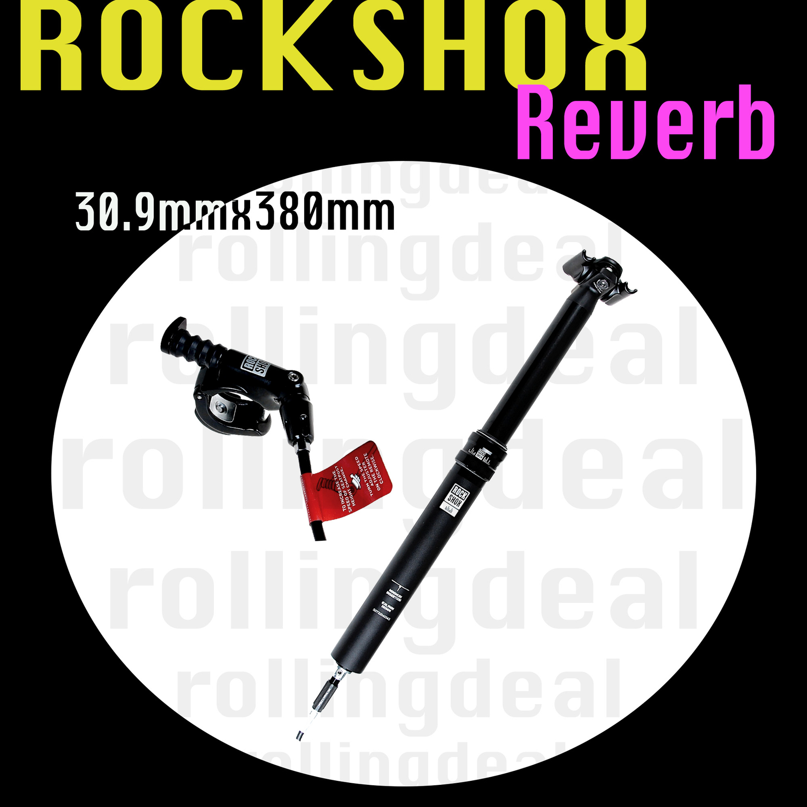 ROCKSHOX Reverb Seatpost MTB Dropper Post 30.9mmx380mm 1500mm Hose NEW