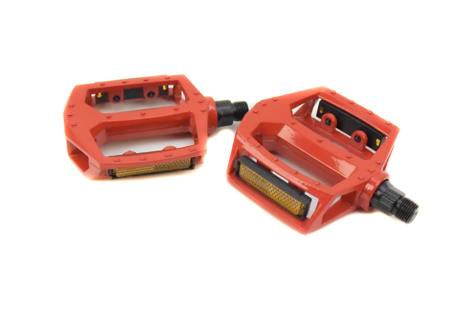 NOS Universal Aluminum Alloy Metal Pedals 9/16″ for Bicycle BMX MTB Moped