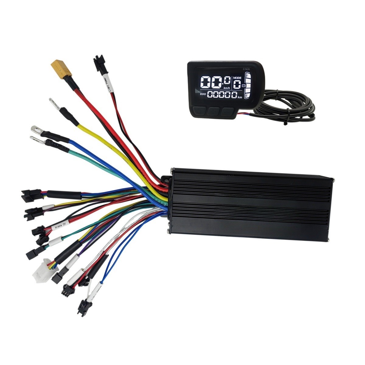 Ebike Controller EN06/SW900/UKC1 Display 36V 48V 52V 750W 30A 3-Mode Sine Wave