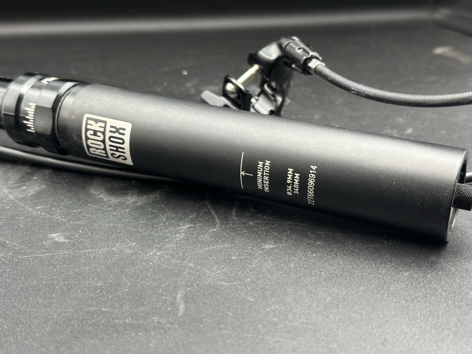 RockShox Reverb Dropper Post 34.9mm 340mm 100mm Drop External Housing w/ Remote
