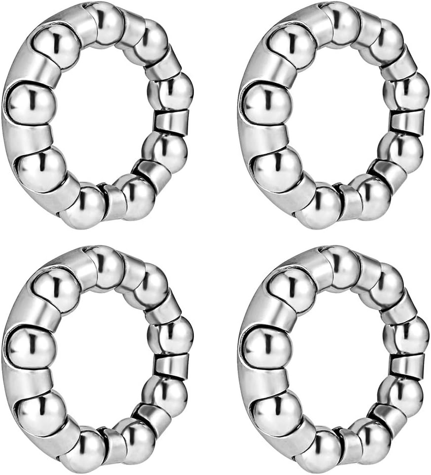 Bike Ball Crank Bearing Retainer 1/4″ X 9 Balls 4 Pcs Bottom Bracket Bearings
