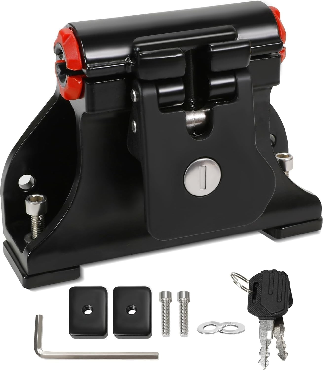 Locking Thru-Axle Fork Mounts, Adjustable Locking Thru-axle Track Bracket, with