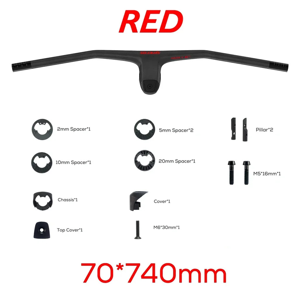 740MM Carbon MTB Bicycle Integated Handlebar Handlebar FRASER IC SL WC -20°
