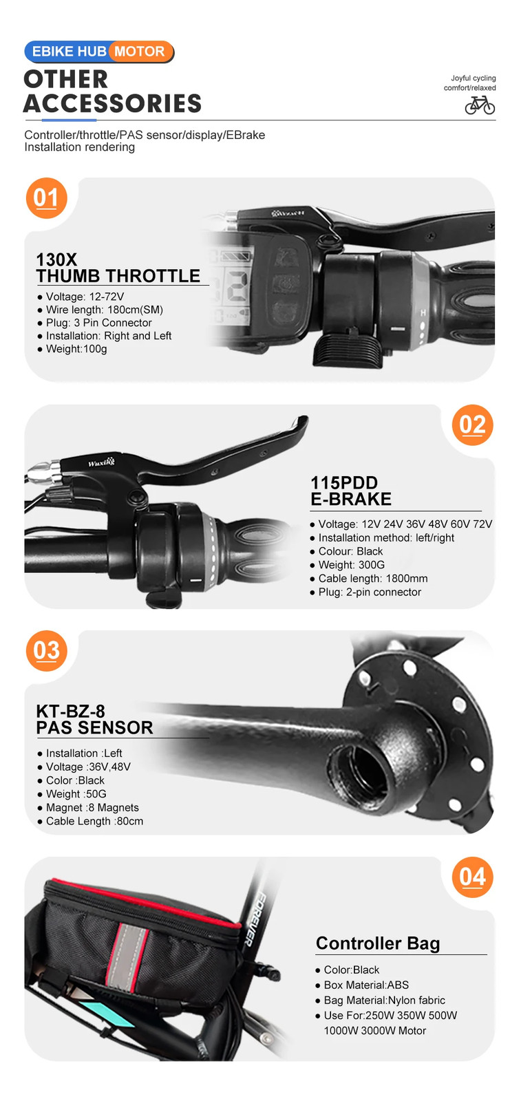 E-bike Conversion Kit 750W 48V Rear Cassette Brushless Gear Hub Motor Wheel