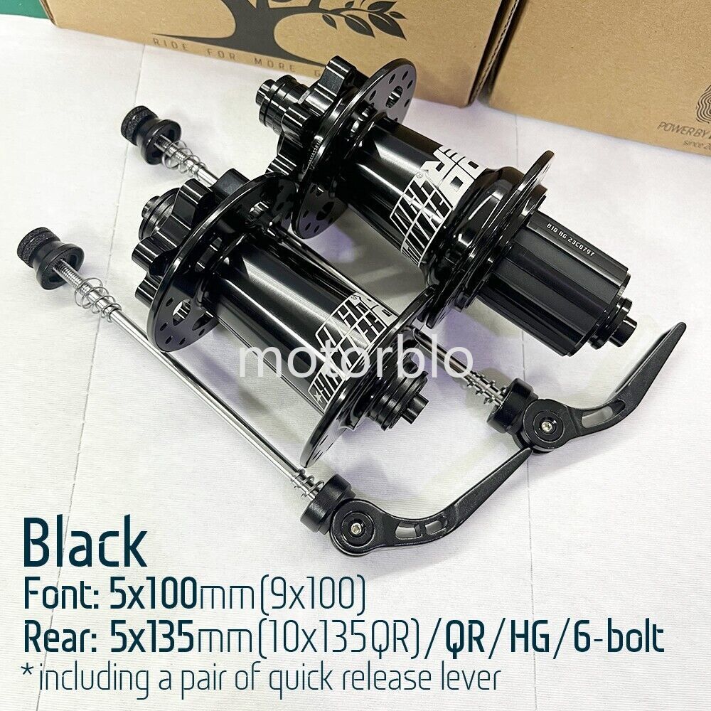 23 KOOZER XM490 Pro MTB Hub Set 32H 72HD 6-Bolts QR Disc Brake HG for 8-11S