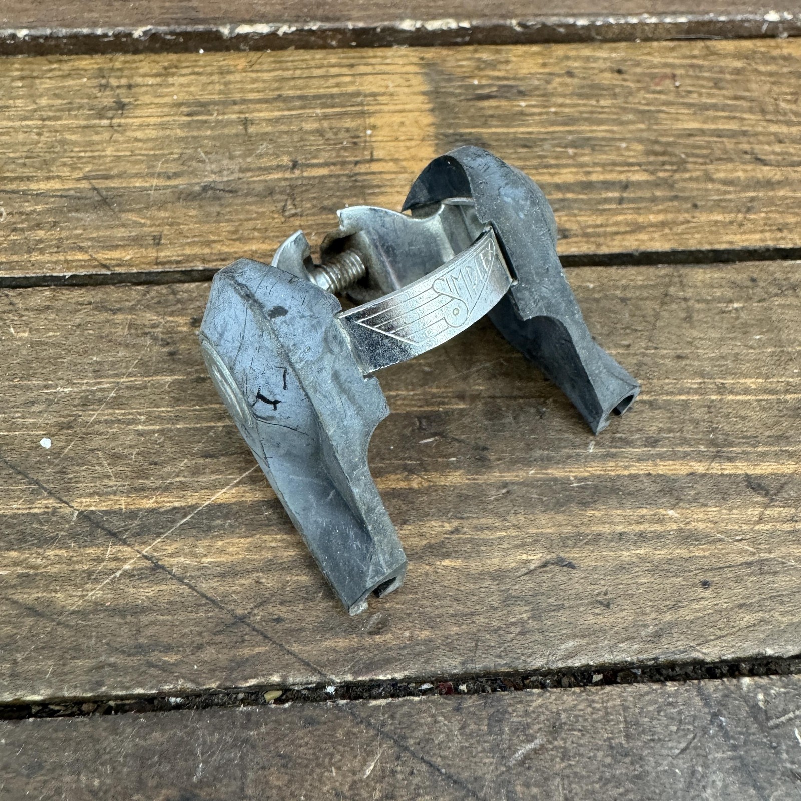 Vintage Simplex Cable Guide Clamp Down Tube Road Bike France 45g