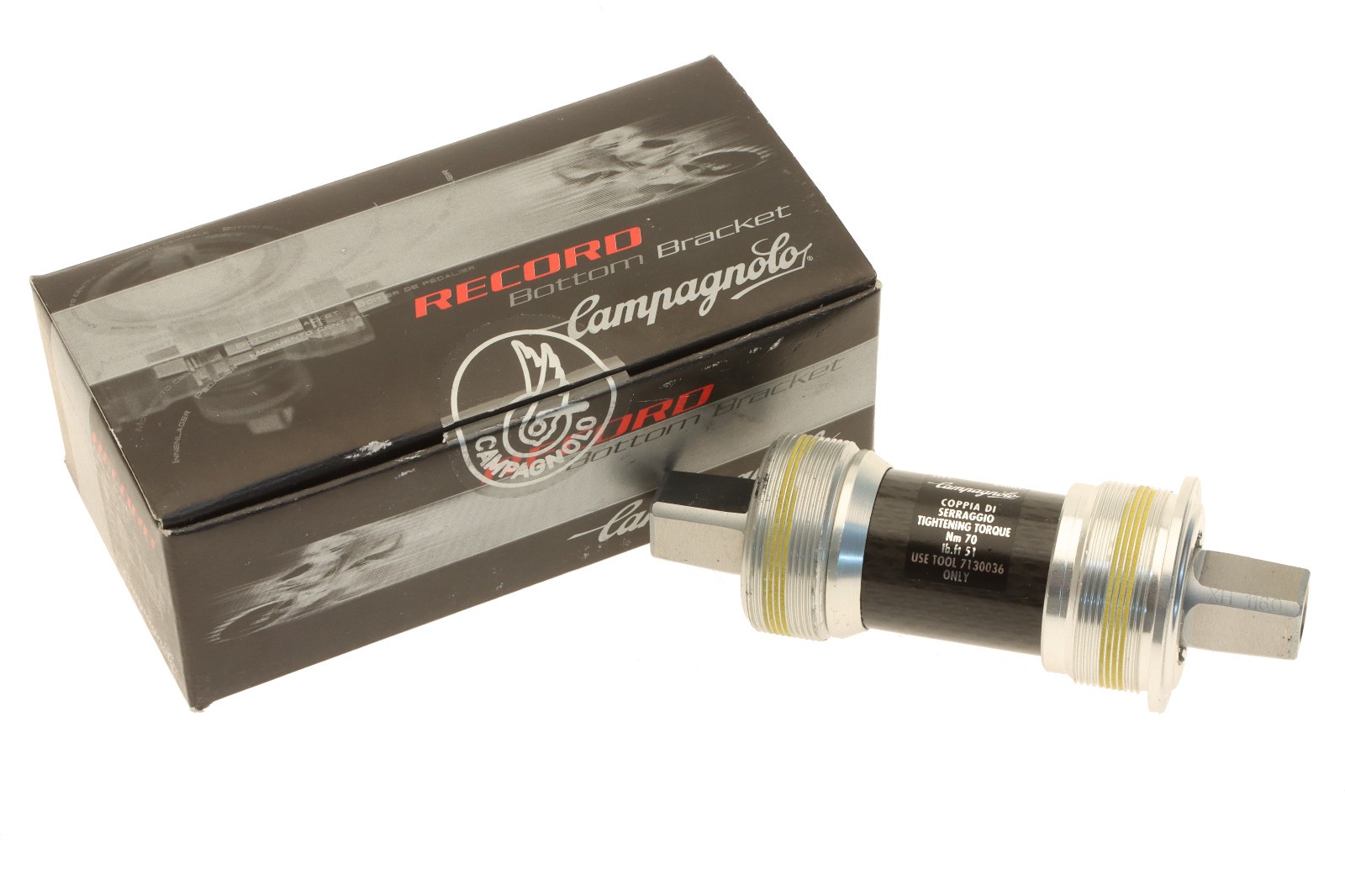 Campagnolo Record Bottom Bracket BB02-RE11BC TRIPLE English 111mm ’02 NEW NOS
