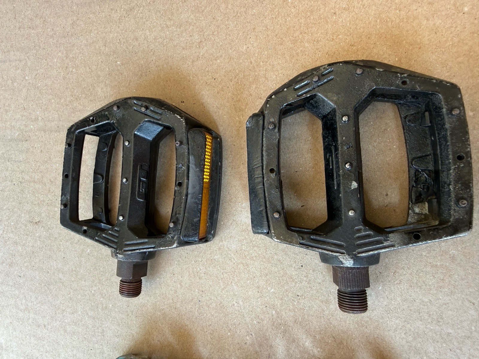 Vintage Old Mid School BMX Pedals – GT, Victor VP Metal Plastic 1/2” 9/16” Lot