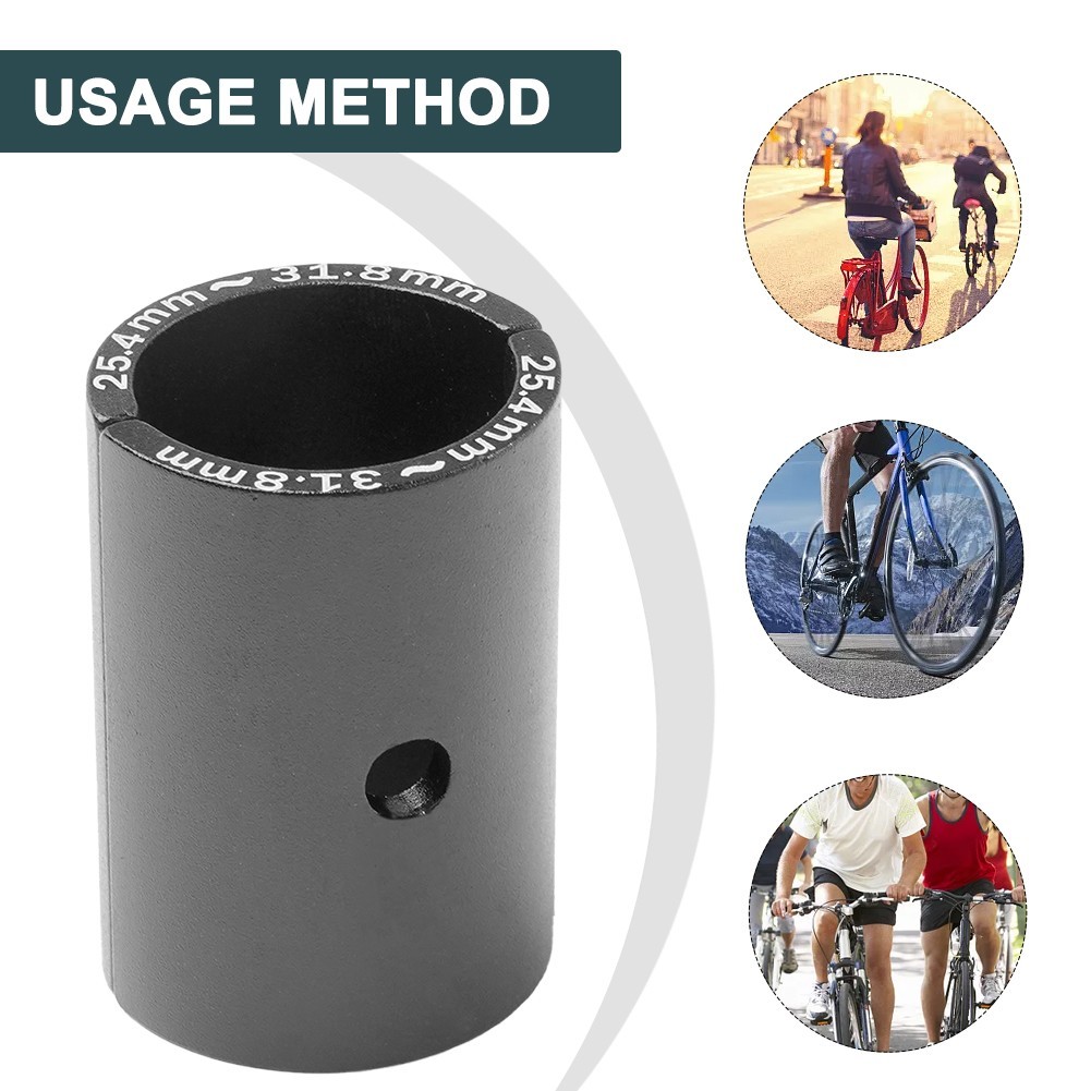 Stem Shim Adapter Adaptor Aluminum Alloy Bicycle Black/Blue Handle Bar