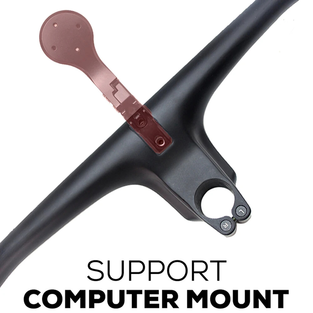 Carbon Fiber MTB Bicycle Integrated Handlebars 720/740mm Stem Angle -20°