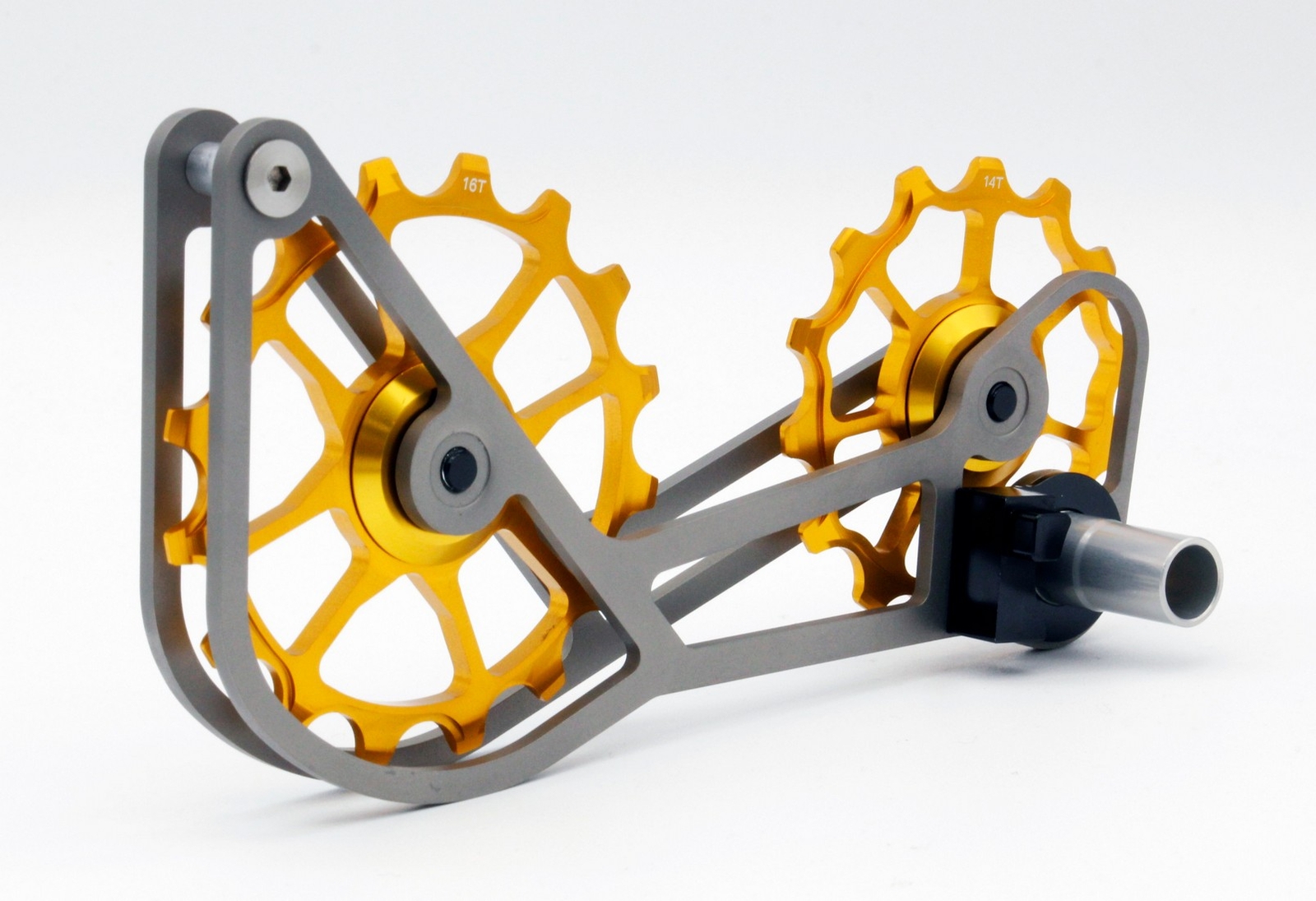 SwishTi Road Bicycle Oversized Pulley Titanium Cage for Campy/Campagnolo Gold