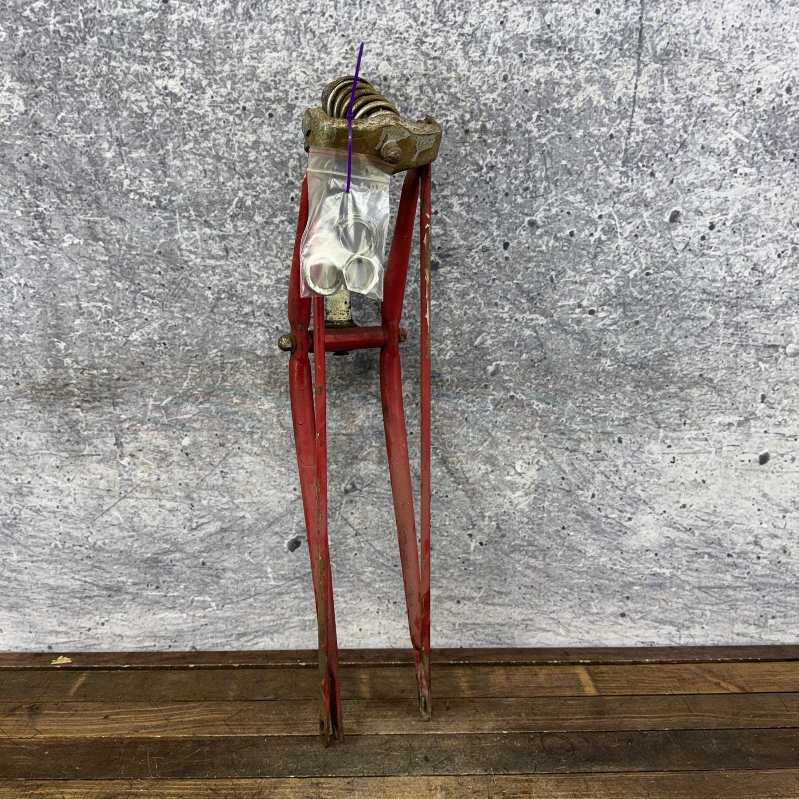 Vintage Monark 26in Springer Fork 1 In Threaded Cruiser Balloon Tire Cruiser