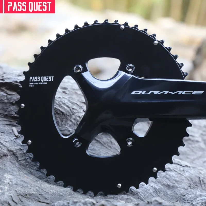 Road Bike Chainring 110bcd 4 Bolts Round Double Chainring 56-42T/54-40T/53-39T