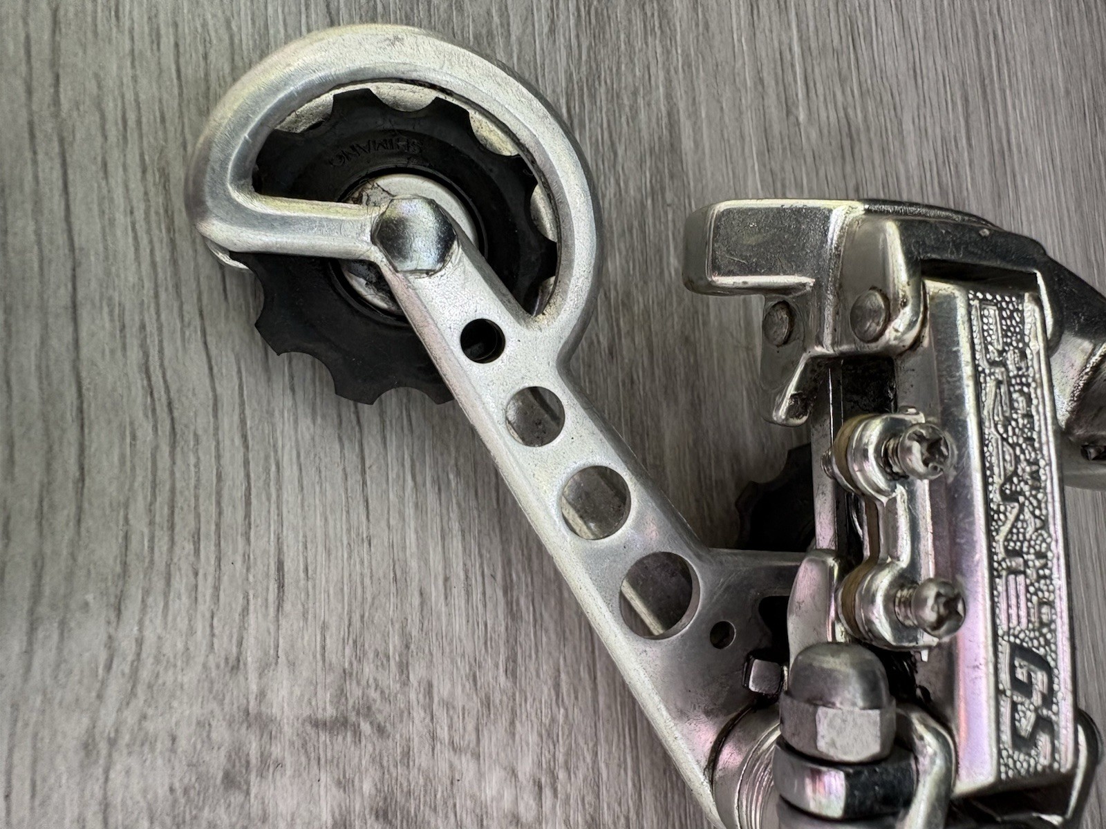 SHIMANO CRANE GS REAR DERAILLEUR SET LONG CAGE 5, 6, OR 7 SPEED