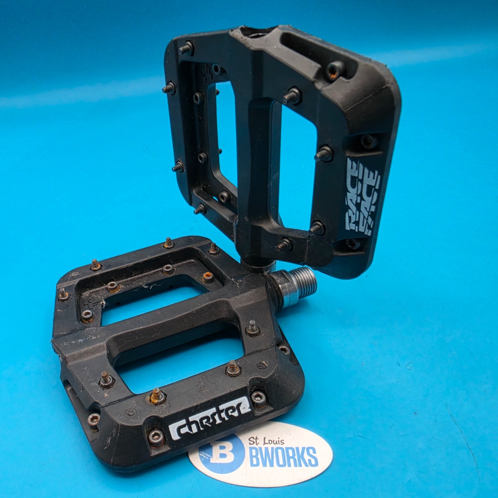 Race Face Chester Platform Pedal Set – BMX / MTB Pedals Composite / CrMo g6