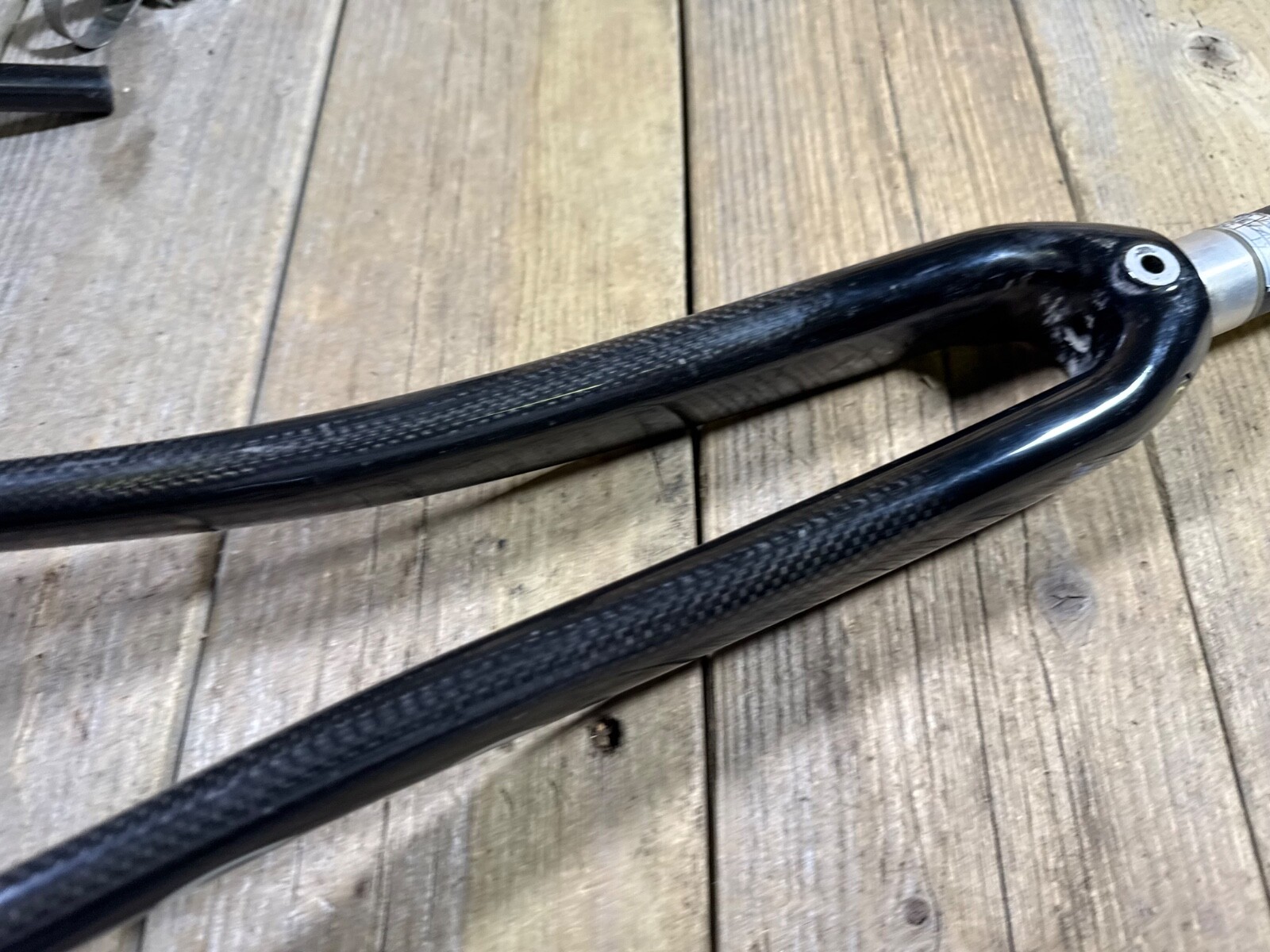 Columbus Carve Carbon Fiber Fork 700c Road Bicycle Fork 1-1/8 Threadless USED