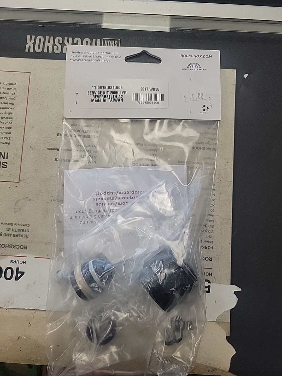 Rock Shox Reverb Stealth A2 200hr Service Kit 2013-2016 Dropper Post Rebuild