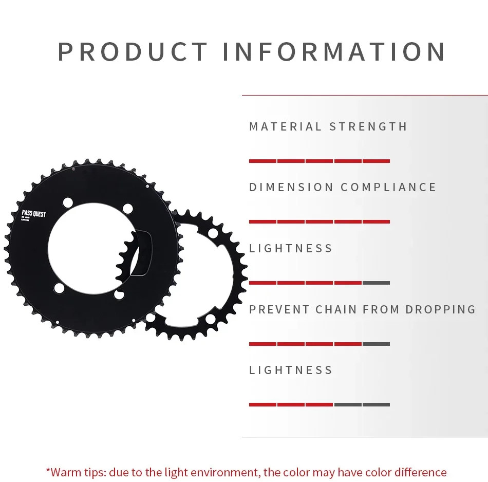 110 Bcd Chainring for Road Bike Chain Ring 48/35T 50/34T 52/36T 53/39T 54/40T