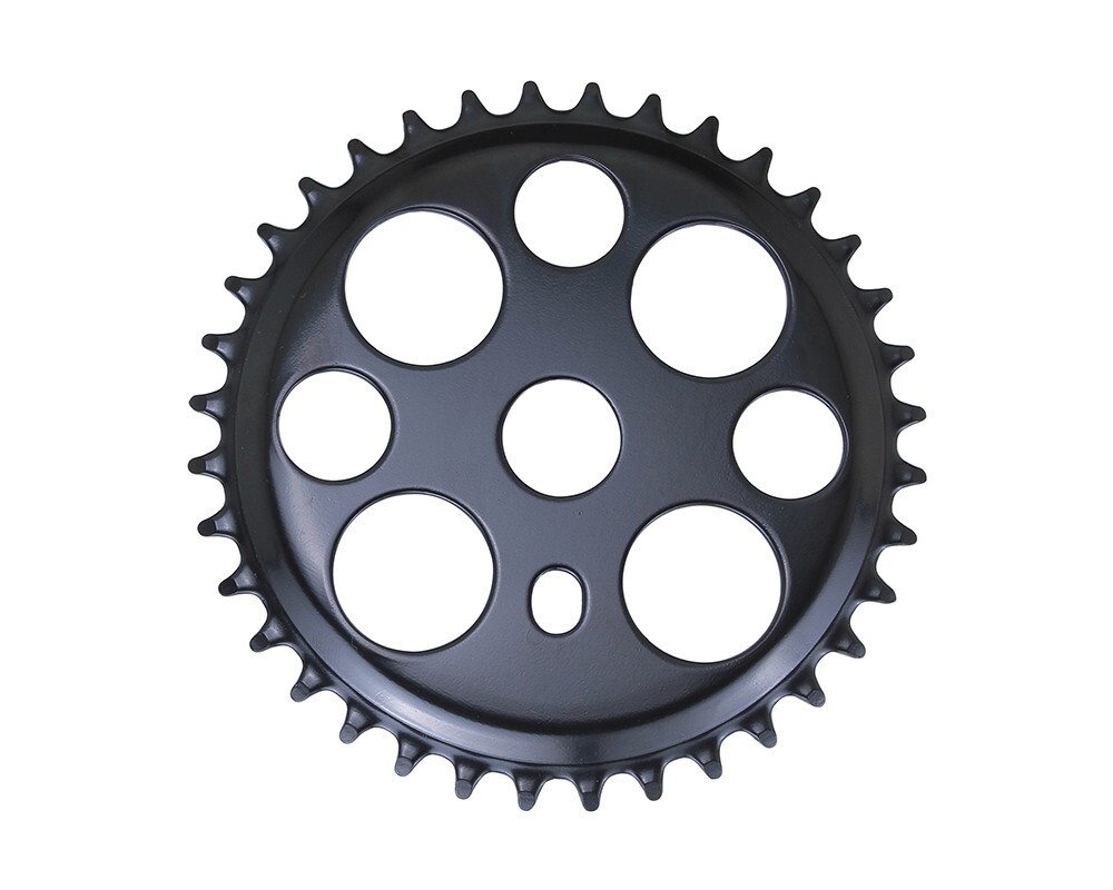 BICYCLE CHAINRING LUCKY 7 36t 1/2 X 1/8 Black LOWRIDER BIKE.