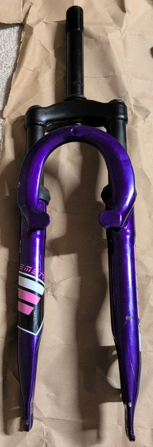 Element Purple & Black All-Terrain MTB Suspension Forks For Mountain Bikes 26