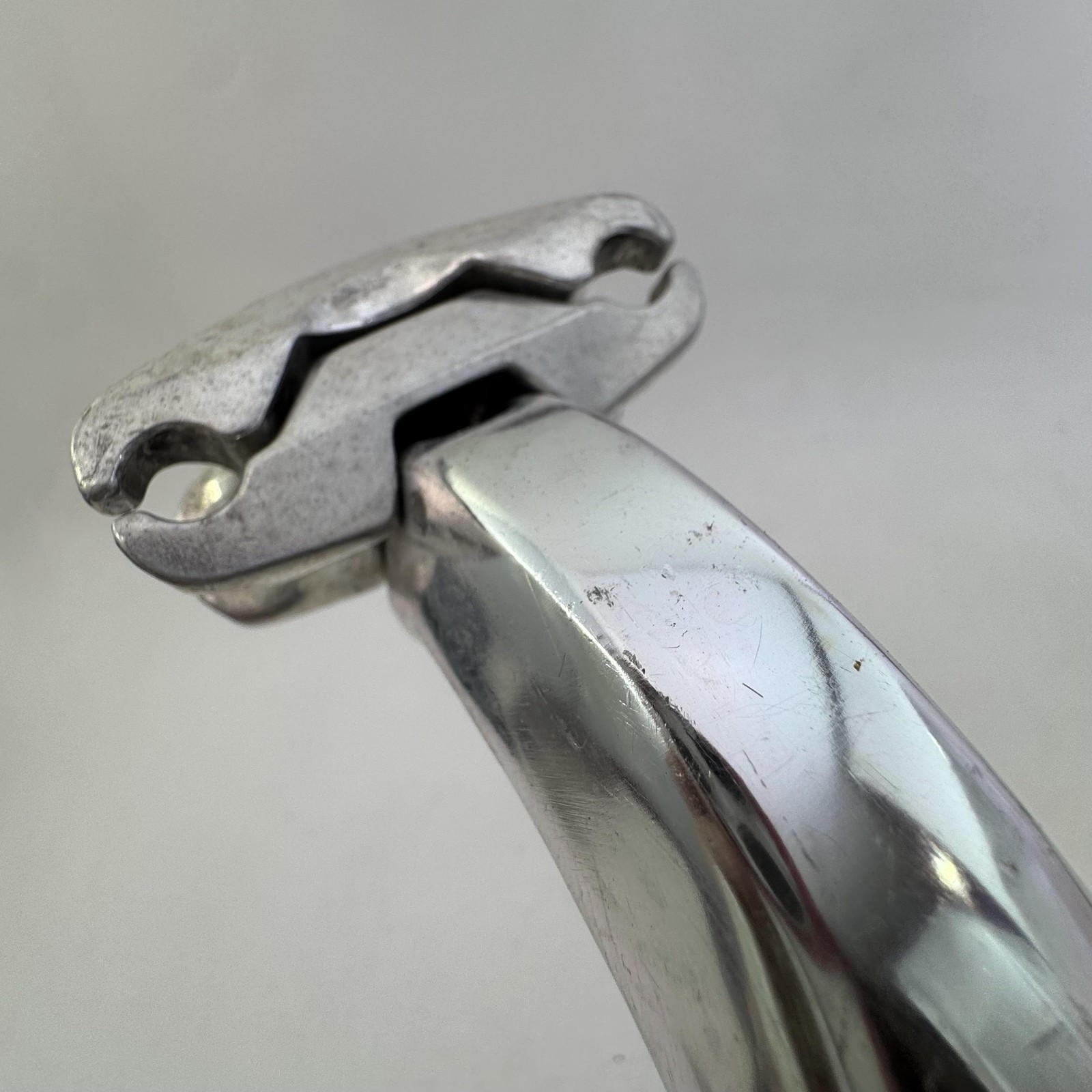 Vintage Kalloy 30.8mm Alloy Seatpost 350mm Silver Layback MTB Road Bike Part A96