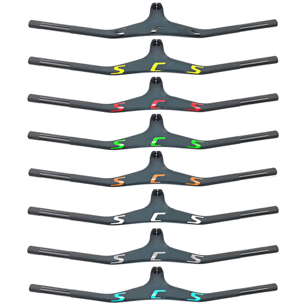 Carbon MTB Bicycle Integrated Handlebars -17° 28.6mm 740mm Cycling Accessories