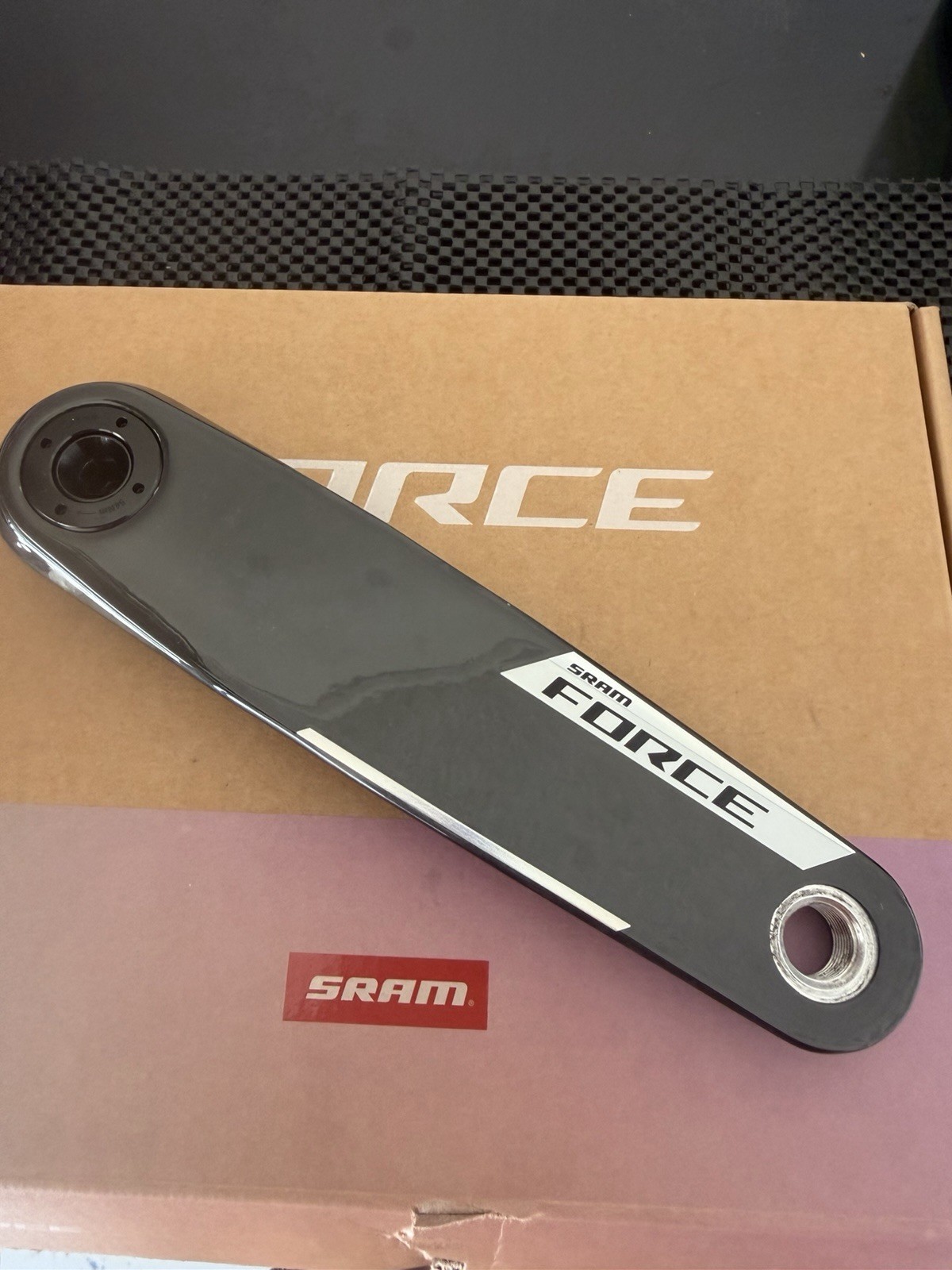 SRAM Force E1 DUB Carbon Power Meter Crank Arms 175mm