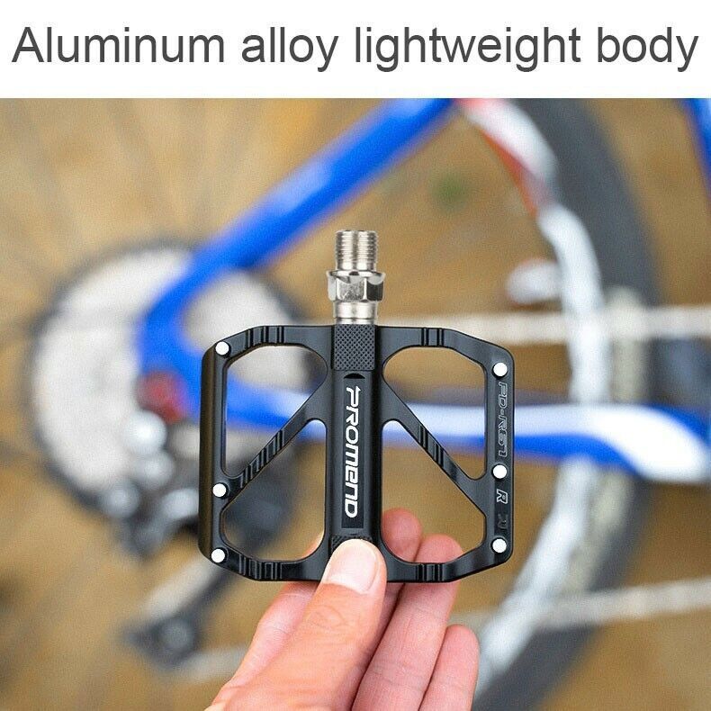 Road Mountain Bike Pedals Flat Aluminum Sealed Bearing 9/16″ For MTB BMX