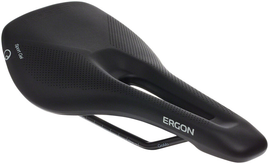 Ergon SR Sport Gel Saddle – Chromoly, Black, Women’s, Small/Medium