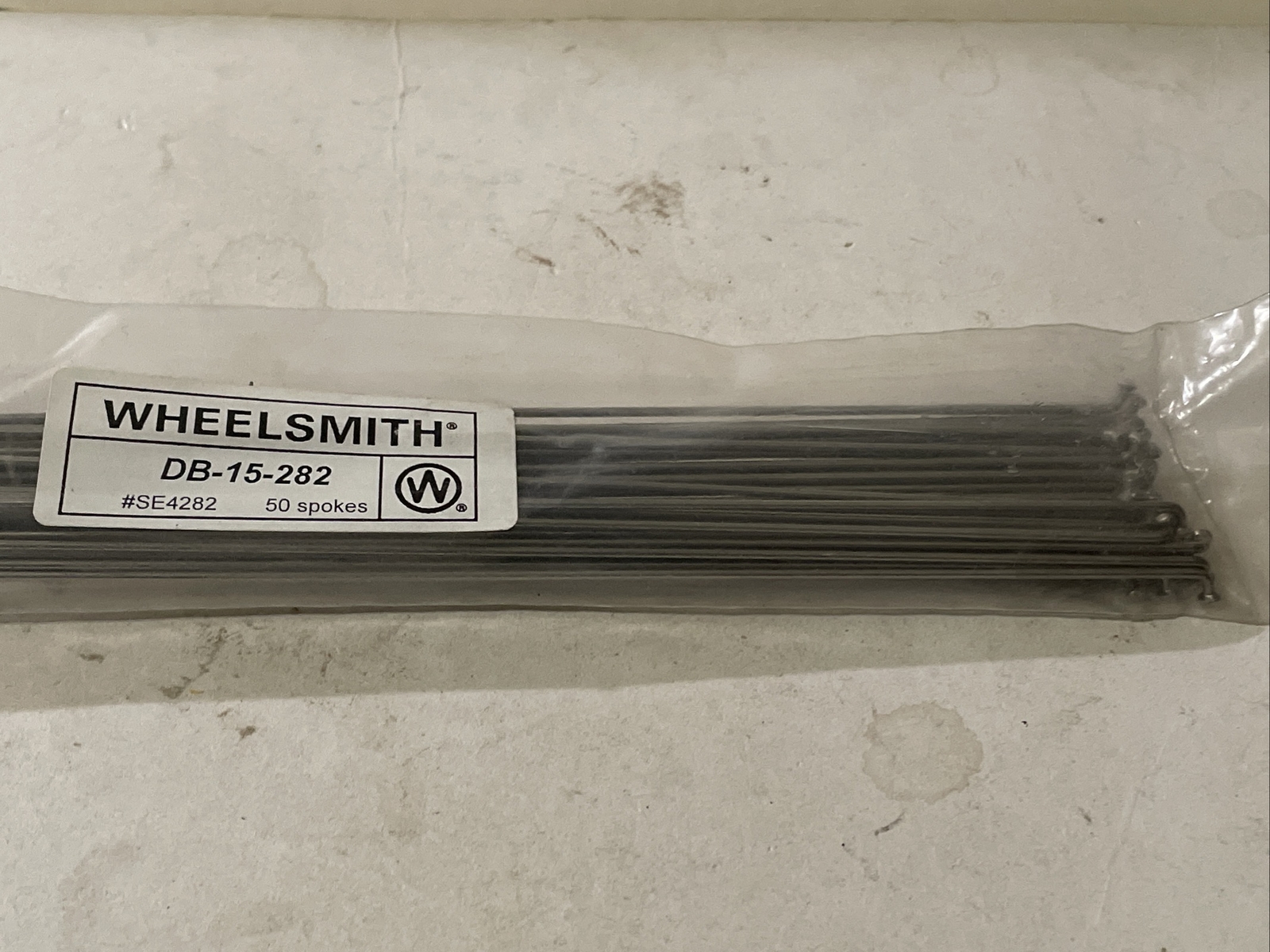 Wheelsmith DB 15-282mm Silver spokes Pack Of 50