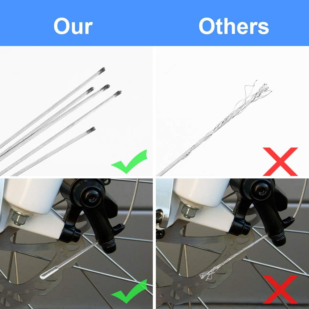 10PCS Premium Bike Brake Cable, Professional Bicycle Brake Line