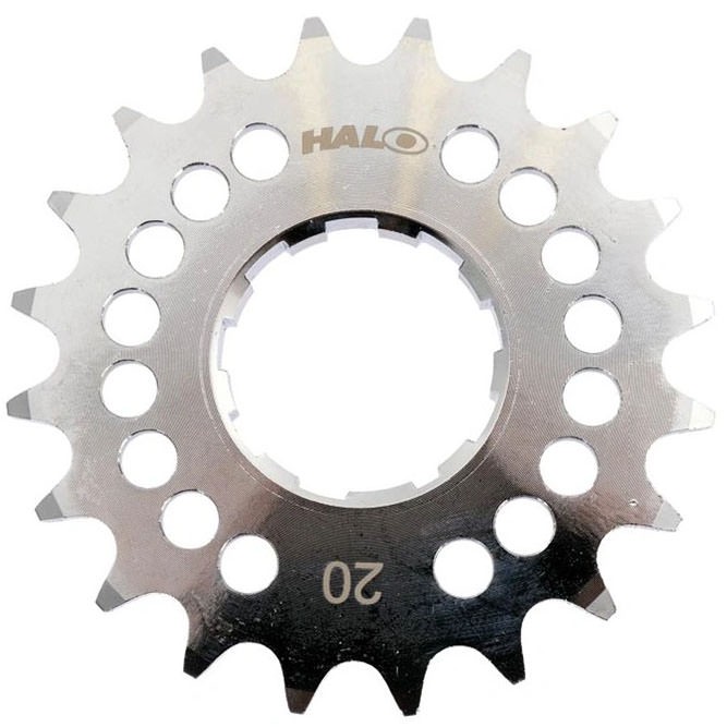 Halo Fat Foot Cog, 1/8″ – 20t, Chrome