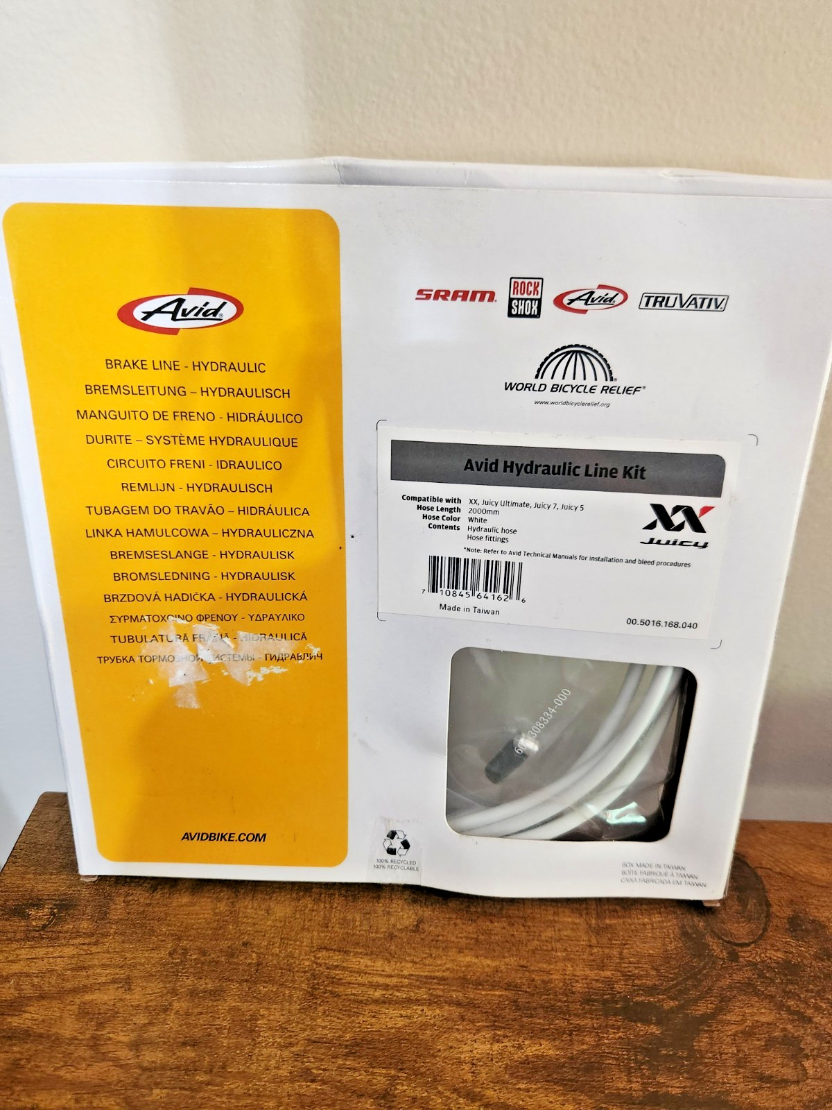 AVID Hydraulic Line KIT-XX/JUICY 5&7 Ultimate 2000mm White