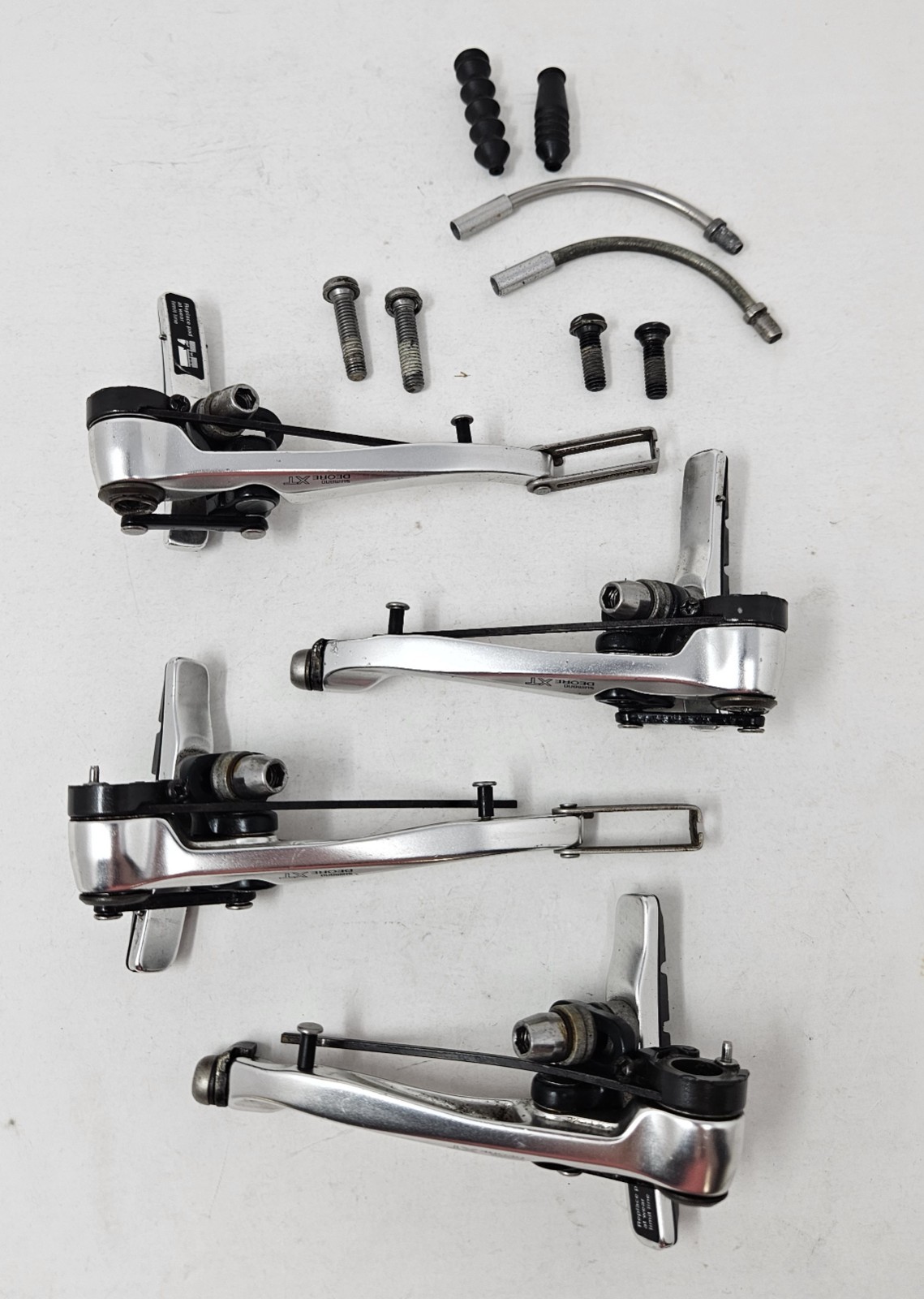 Vintage Shimano Deore XT BR-M739 Linear Pull V-Brake Set, Front & Rear, EUC