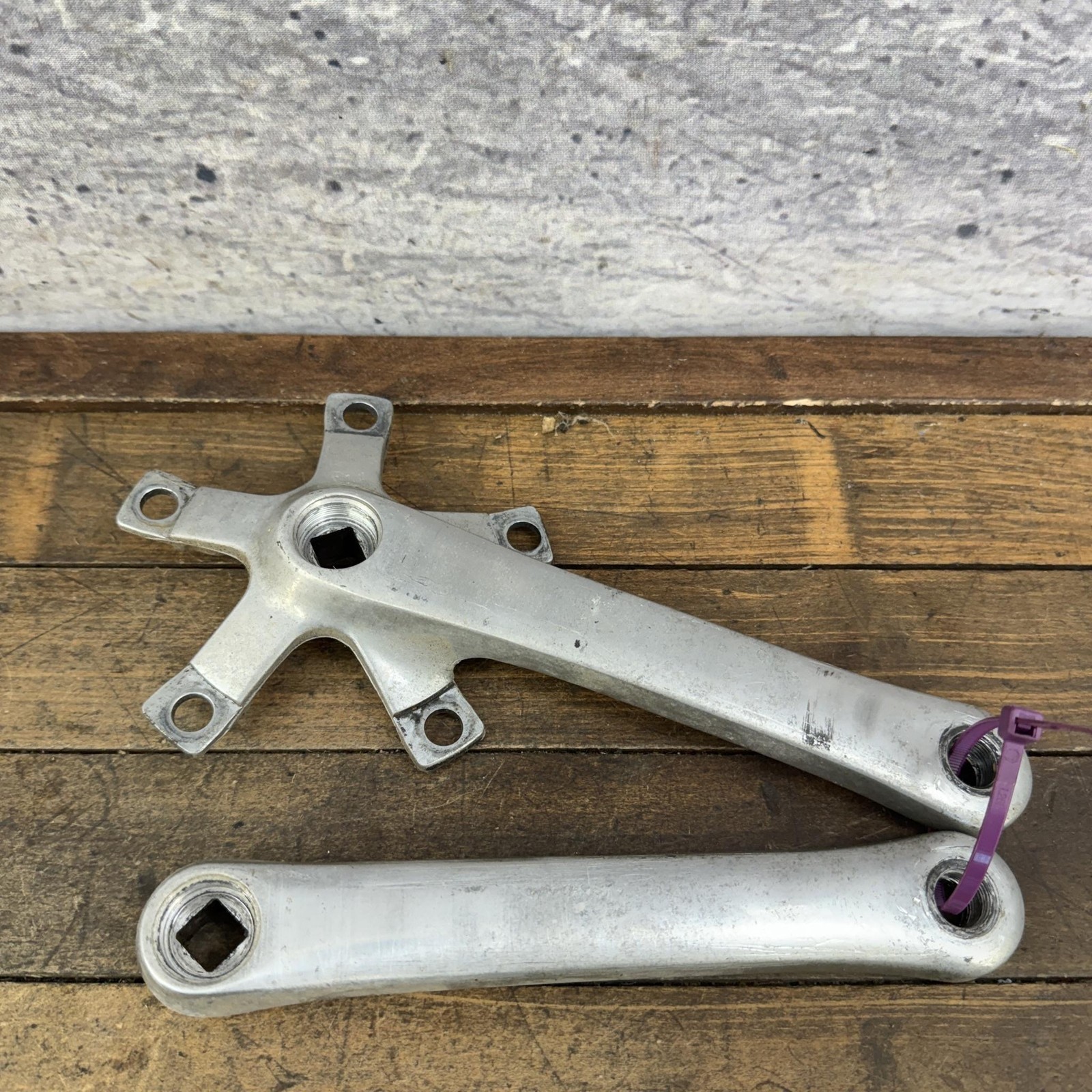 Vintage Shimano Deore FC-MT60 Crankset 175mm 110 BCD MTB Square Taper Arms Cafe