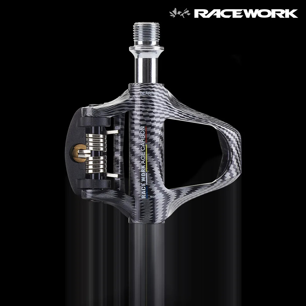 Road Bike Lock Pedal Texture Self-Locking Paddle Bearings Pedal With SPD Lock