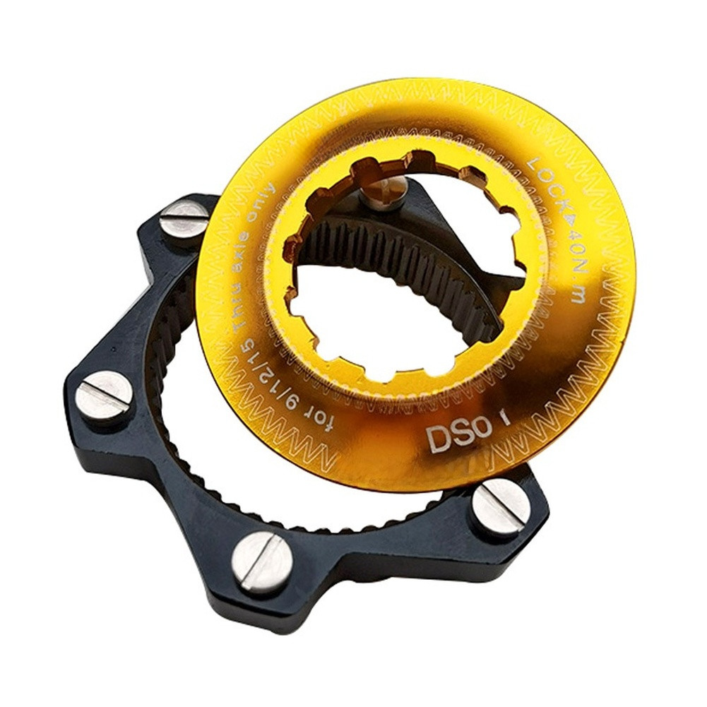 Center Lock to 6 Bolt Disc Brake Adapter for Mountain Bike 9mm 12mm Axle