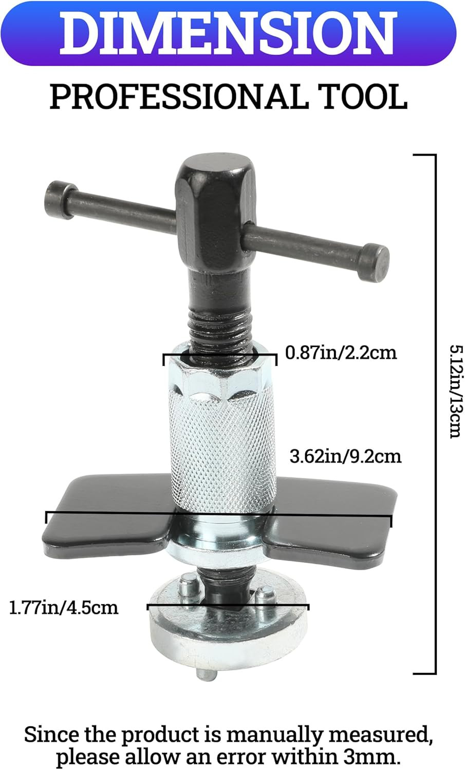Brake Caliper Piston Rewind Tool for Most Cars–Compatible Replacement
