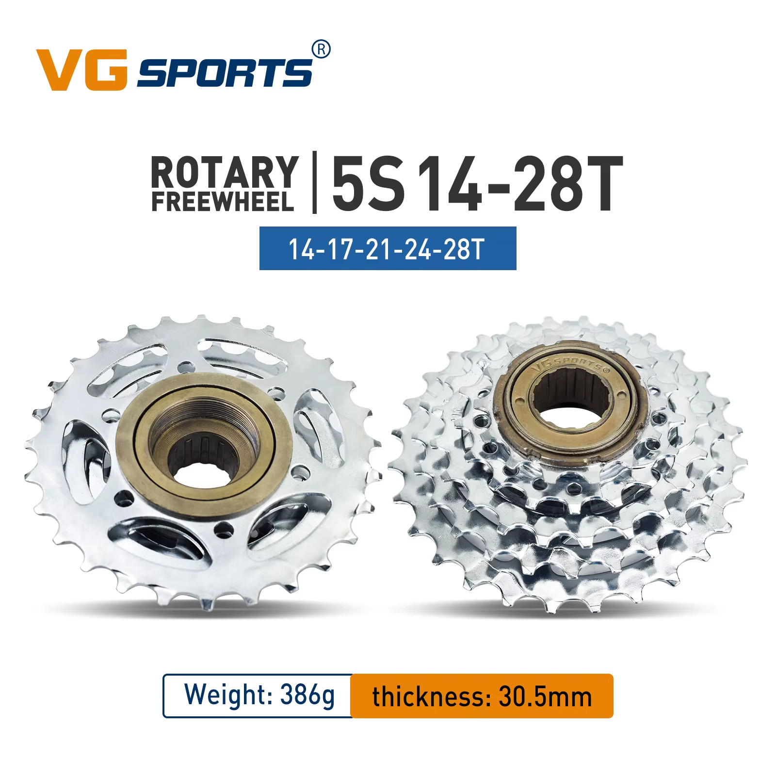 1Pc Bike Sprocket 5/6/7/8/9/10/11 Speed Thread Freewheel 14-28T 13-28/32T 11-32