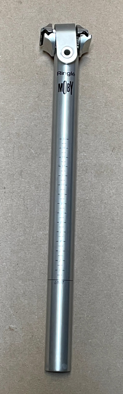 Ringle Moby Seatpost: 27.2mm x 360mm – Silver Anodized