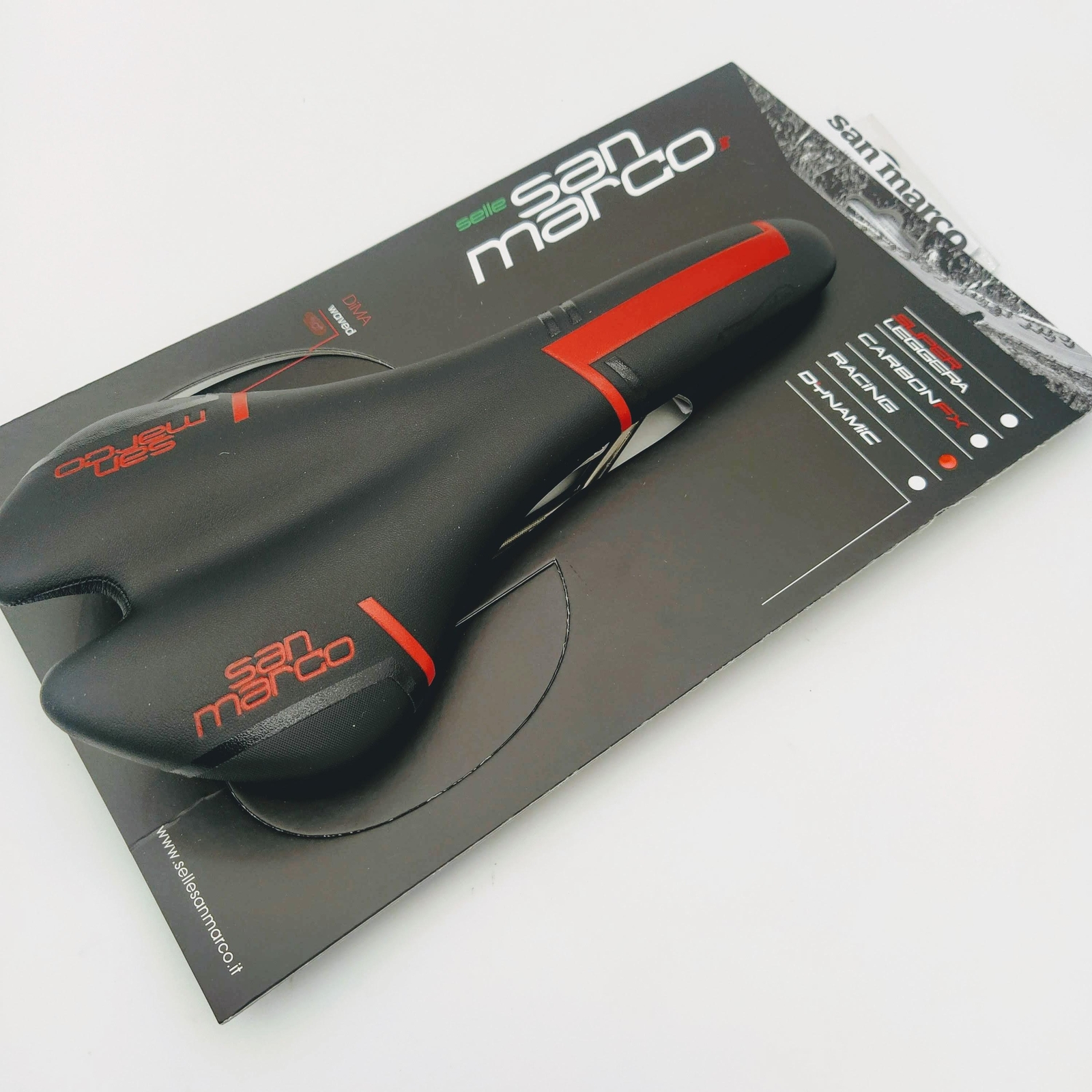 Selle San Marco Aspide Racing Saddle 277mmX132mm Narrow XSILITE Rail «Black/Red»