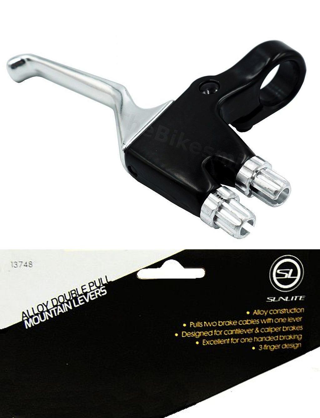 Sunlite Dual Cable Pull Right Hand Bike Brake Lever fits CANTILEVER or Side Pull