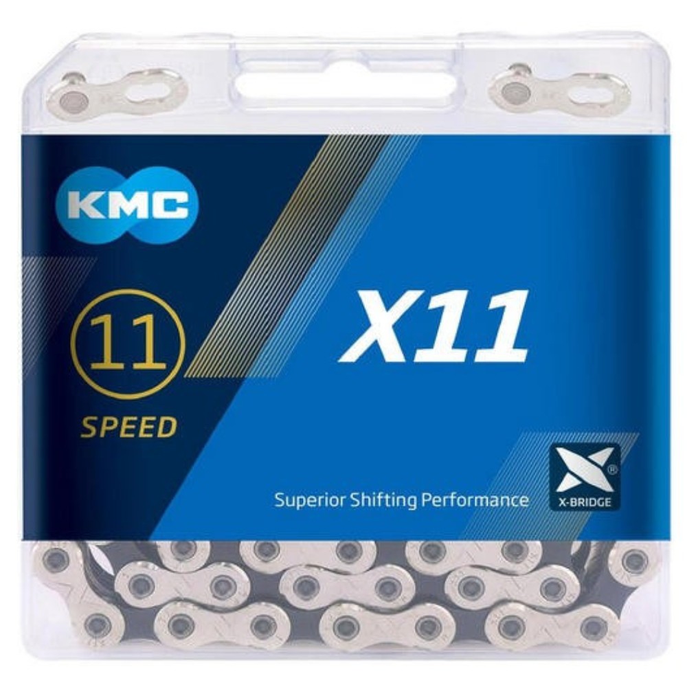 KMC X11 11 Speed 118 Links Chain Black/Silver